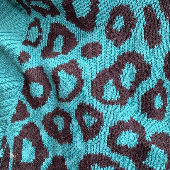 BCBG Generation Animal Leopard Print Long Duster Cardigan - Picture 11 of 11